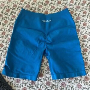 Blue Aurola Workout Shorts